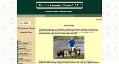 Desktop Screenshot of caninecountryschool.com